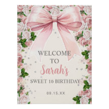 Cinta Rosa Coquette Floral Vintage Dulces 16