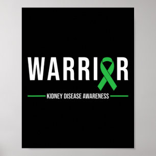 Póster Cinta verde para la recuperación del guerrero de l