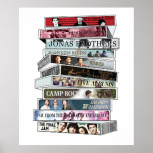 Póster Cintas de casete Jonas Brother