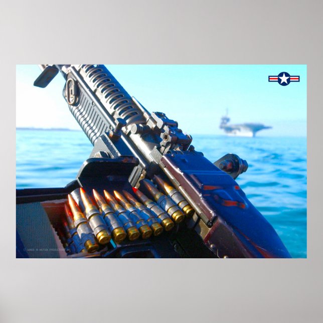 PÓSTER CINTURÓN DE MUNICIÓN M60 (Frente)