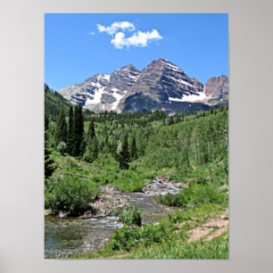 Póster Cinturones nublados