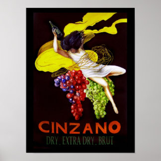 Póster Cinzano