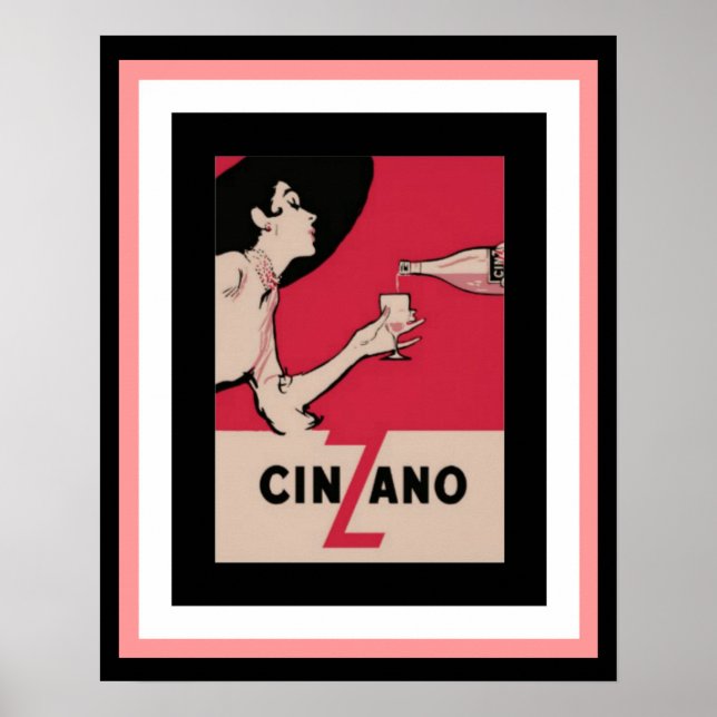Póster Cinzano Poster 16 x 20 (Frente)