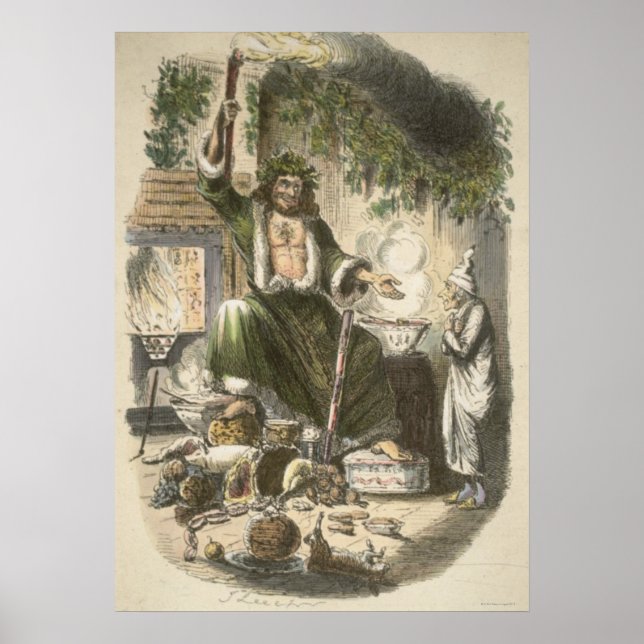 Póster Circa 1900: El fantasma de la Navidad actual (Frente)