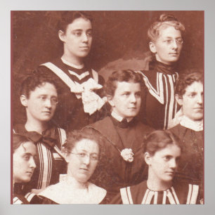 Póster circa 1905 women’s choir