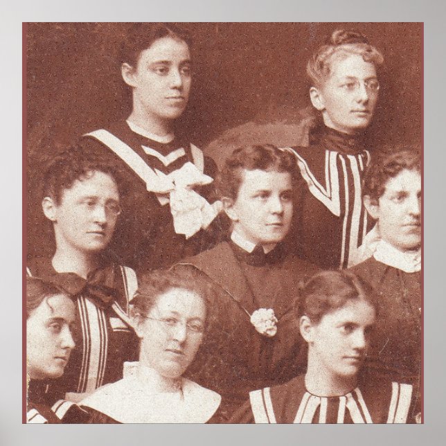 Póster circa 1905 women’s choir (Frente)