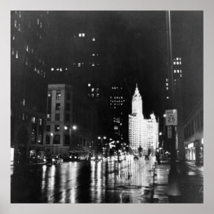 Póster circa 1954:  De la visión una avenida de Michigan
