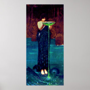 Póster Circë Invidiosa (1892)~ Bella Artes Canvas