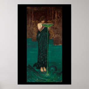 Póster Circe Invidiosa, c. 1892 por John Waterhouse