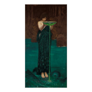 Póster Circe Invidiosa de John William Waterhouse