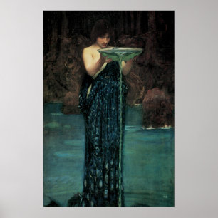 Póster Circe Invidiosa de John William Waterhouse