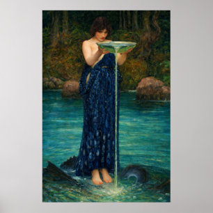 Póster Circe Invidiosa de John William Waterhouse