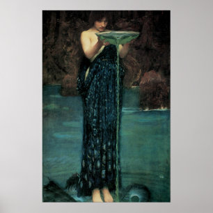 Póster Circe Invidiosa de John William Waterhouse