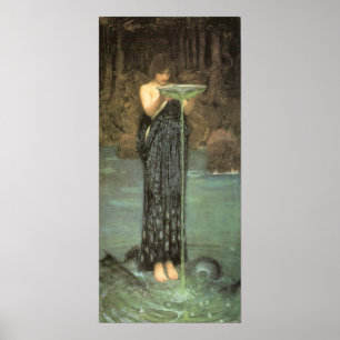 Póster Circe Invidiosa - John William Waterhouse