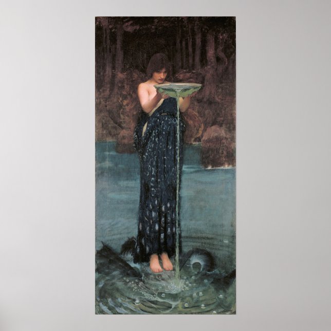 Póster Circe Invidiosa (mitología griega clásica) (Frente)