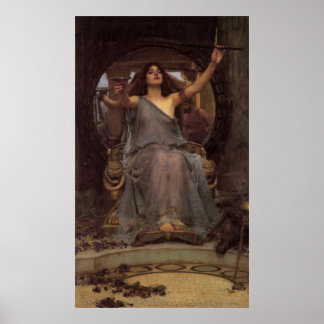 Póster Circe ofreciendo la Copa a Odysseus