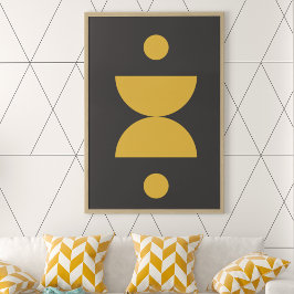 Póster Circle Die Cut Art