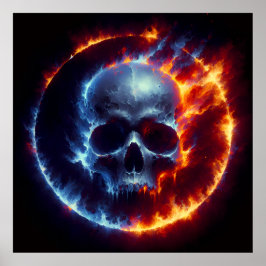 Póster Circle of Flames 