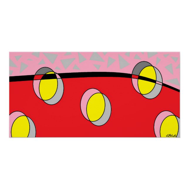 Póster Circled Back Scrum Design (Anverso)