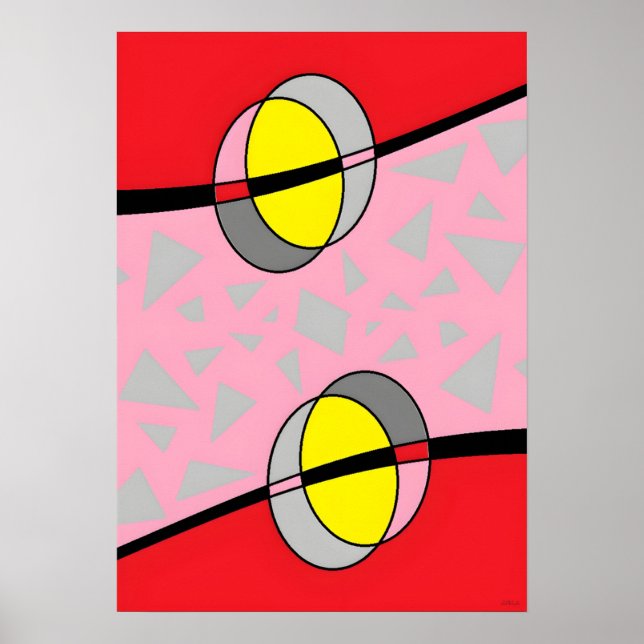 Póster Circled Back Scrum Design II (Frente)