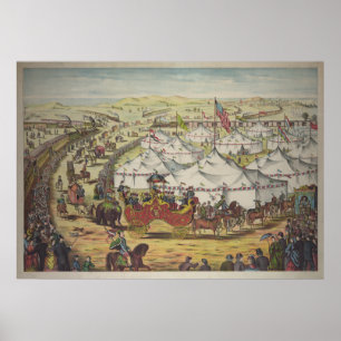 Póster Circo, 1874