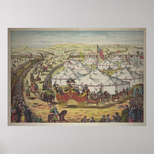 Póster Circo, 1874 (Frente)