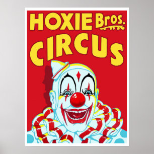 Póster Circo Hoxie Bros.