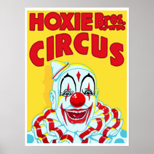Póster Circo Hoxie Bros.