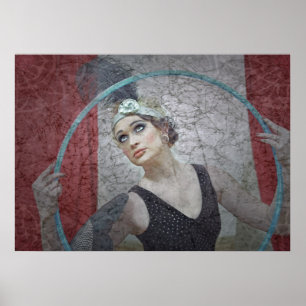 Póster Circo retro Preformer