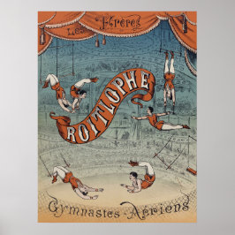 Póster Circo Victoriano Antiguo