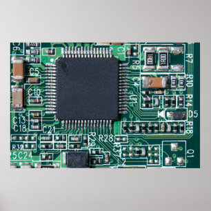 Póster Circuit board
