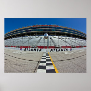 Póster circuito de carreras Atlanta Motor Speedway