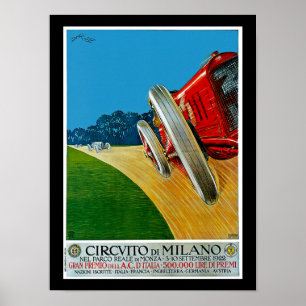 Póster Circuito Di Milano