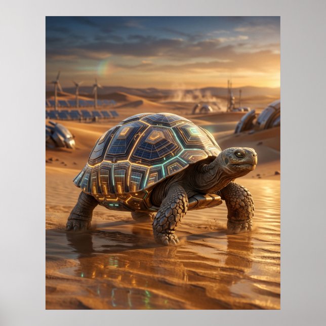 Póster Circuito Tortuga Dunas Solares (Frente)