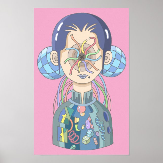 Póster Circuitos del cerebro. (Frente)