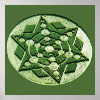 Póster Círculo artístico de cultivo