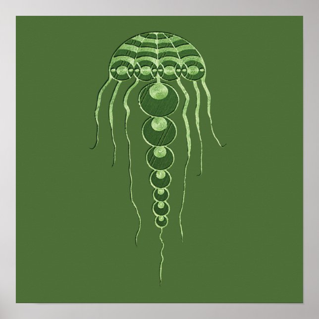 Póster Círculo artístico de cultivo (Frente)