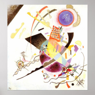 Póster Círculo azul