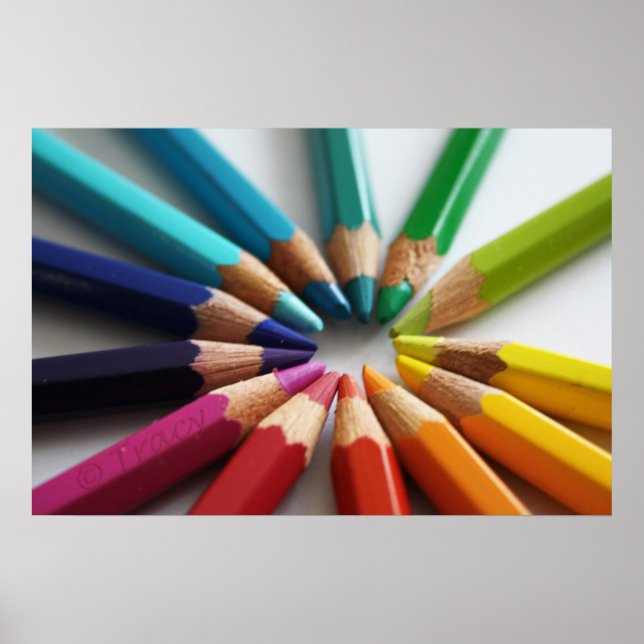 Póster Círculo de color (Frente)