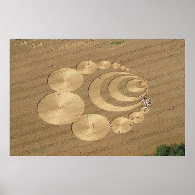 Póster Círculo de cultivo en Suiza / (Frente)