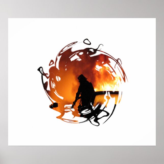 Póster Círculo de llamas (Frente)