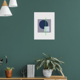 Póster Círculo flotante 4