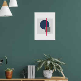 Póster Círculo flotante 4