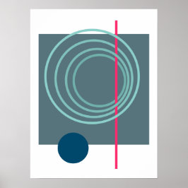 Póster Círculo flotante 5