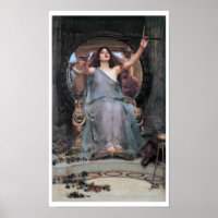Círculo ofreciendo la copa a Odysseus, Waterhouse