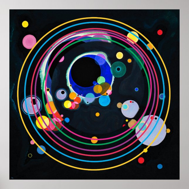 Póster Círculos de Kandinsky (Frente)