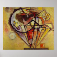 Círculos de Kandinsky Resumen Poster de pintura