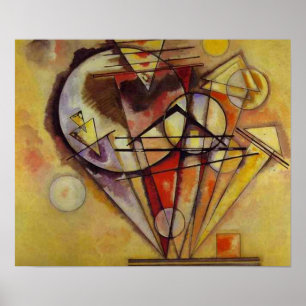 Póster Círculos de Kandinsky Resumen Poster de pintura