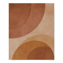 Círculos de Terracota - Geométrico Minimalista