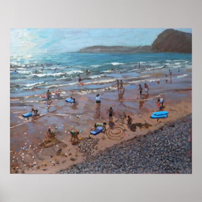 Póster Círculos en el Sand Sidmouth 2007 (Frente)